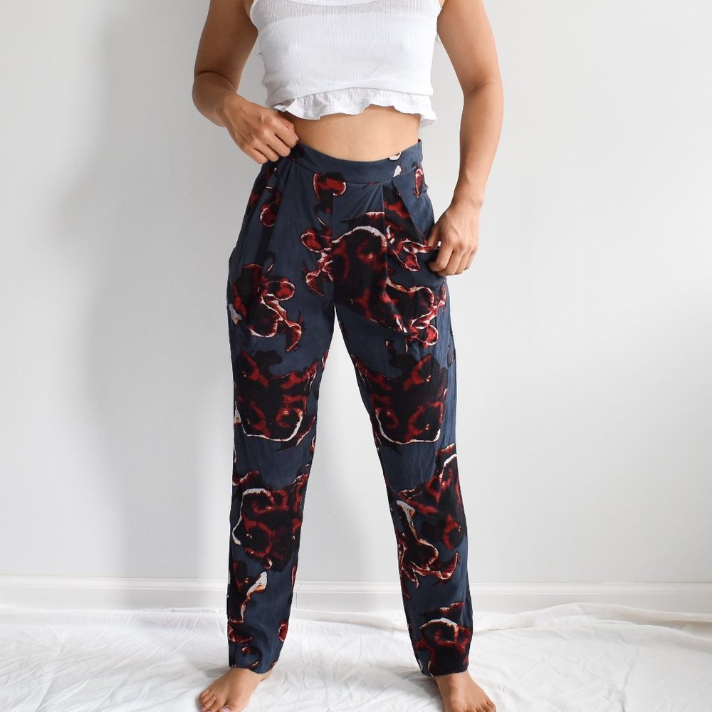 Bianca Spender Silk Jogger Pants - Picture 2 of 4